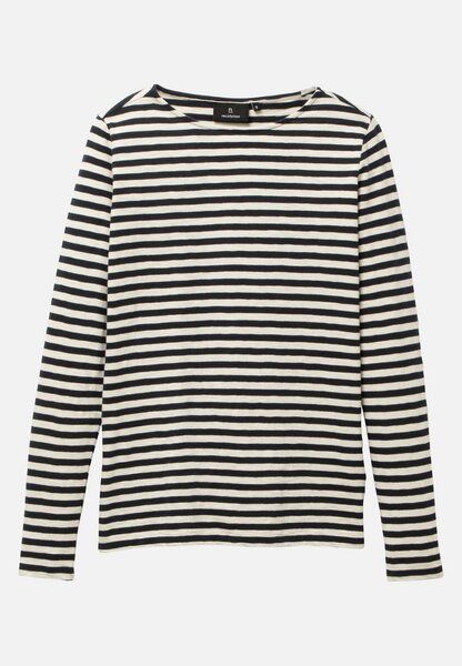 Damen Slub Longsleeve aus Bio-Baumwolle - IRIS STRIPES - recolution von recolution