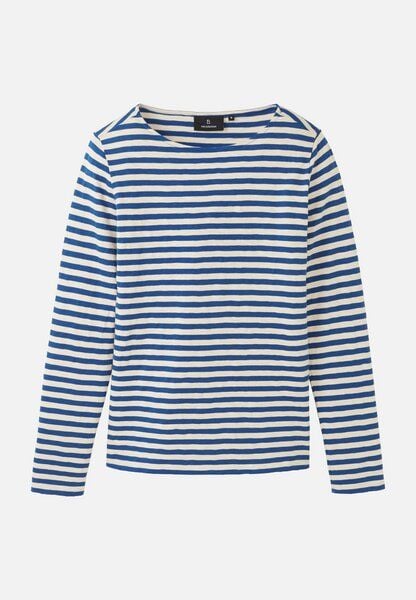 Damen Slub Longsleeve aus Bio-Baumwolle - IRIS STRIPES - recolution von recolution