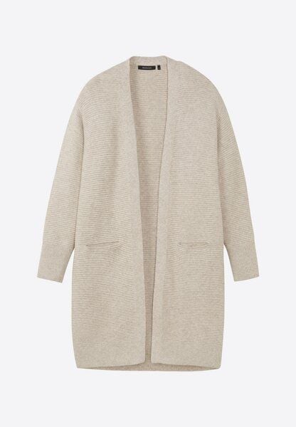 Damen Strickcardigan aus Bio-Woll & Bio-Baumwolle Mix - PRIMULA - recolution von recolution