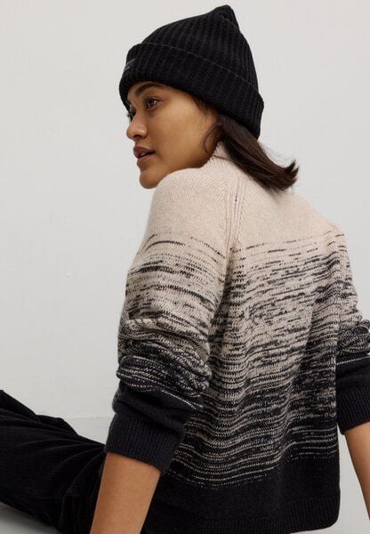 Damen Strickpullover aus Bio-Wolle und Bio-Baumwolle - MACADAMIA - recolution von recolution
