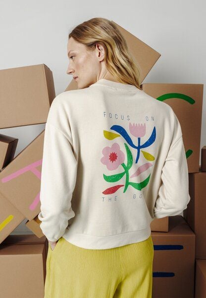 Damen Sweatshirt aus Bio-Baumwolle - NERINE THE GOOD - recolution von recolution
