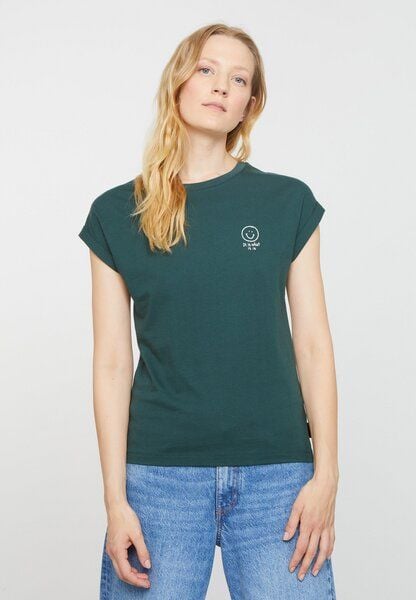 Damen T-Shirt aus Bio-Baumwolle - CAYENNE SMILEY - recolution von recolution