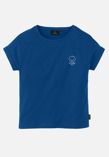 Damen T-Shirt aus Bio-Baumwolle - CAYENNE SMILEY - recolution von recolution