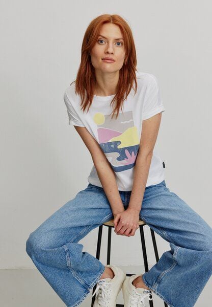 Damen T-Shirt aus Bio-Baumwolle - CAYENNE VIEW - recolution von recolution