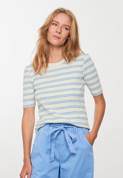 Damen T-Shirt aus weicher Baumwolle (Bio) | DAPHNE STRIPES recolution von recolution