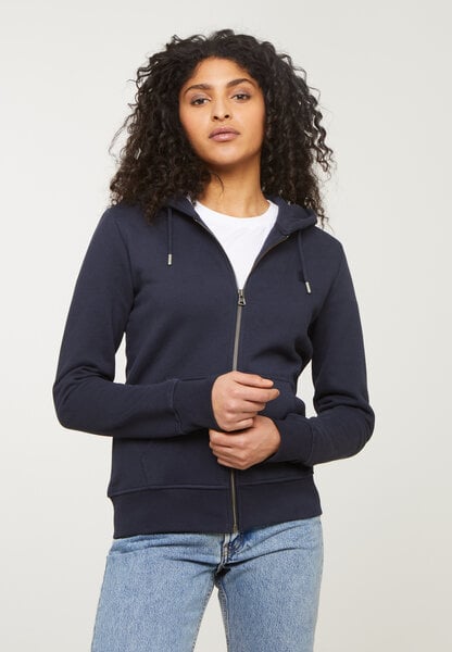 Frauen Kapuzenjacke aus Baumwolle (Bio) | Sweatjacke DAHLIA recolution von recolution