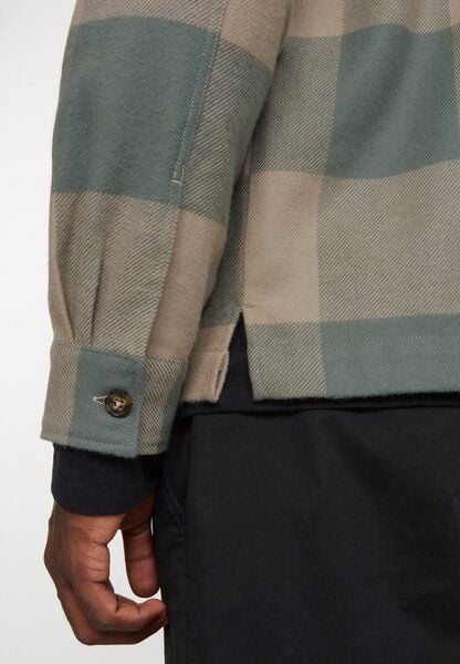 Herren Overshirt aus Bio-Baumwolle - FERN CHECK - recolution von recolution