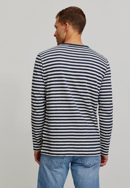 Herren Slub Longsleeve aus Bio-Baumwolle - MACA STRIPES - recolution von recolution