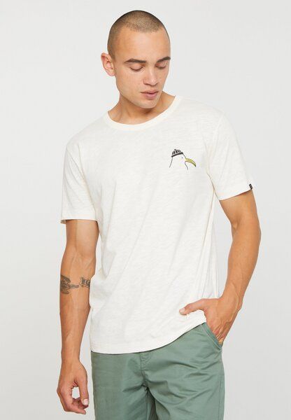 Herren Slub T-Shirt aus Bio-Baumwolle - BAY SEA GULL - recolution von recolution