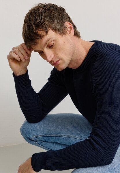 Herren Strickpullover aus Bio-Baumwolle - SALVIA - recolution von recolution