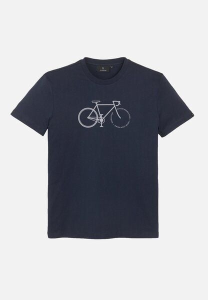 Herren T-Shirt aus Bio-Baumwolle - AGAVE BIKE LETTERS - recolution von recolution