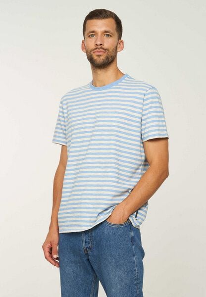 Herren T-Shirt aus Bio-Baumwolle - DELONIX STRIPES - recolution von recolution