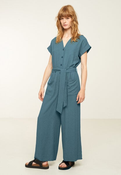 Jumpsuit aus LENZING ECOVERO/Leinen Mix | DIANELLA recolution von recolution