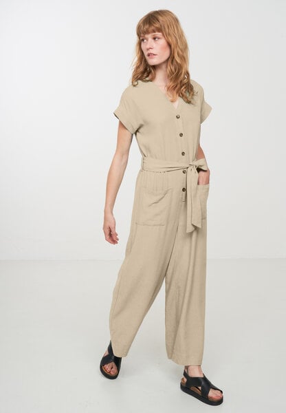 Jumpsuit aus LENZING ECOVERO/Leinen Mix | DIANELLA recolution von recolution