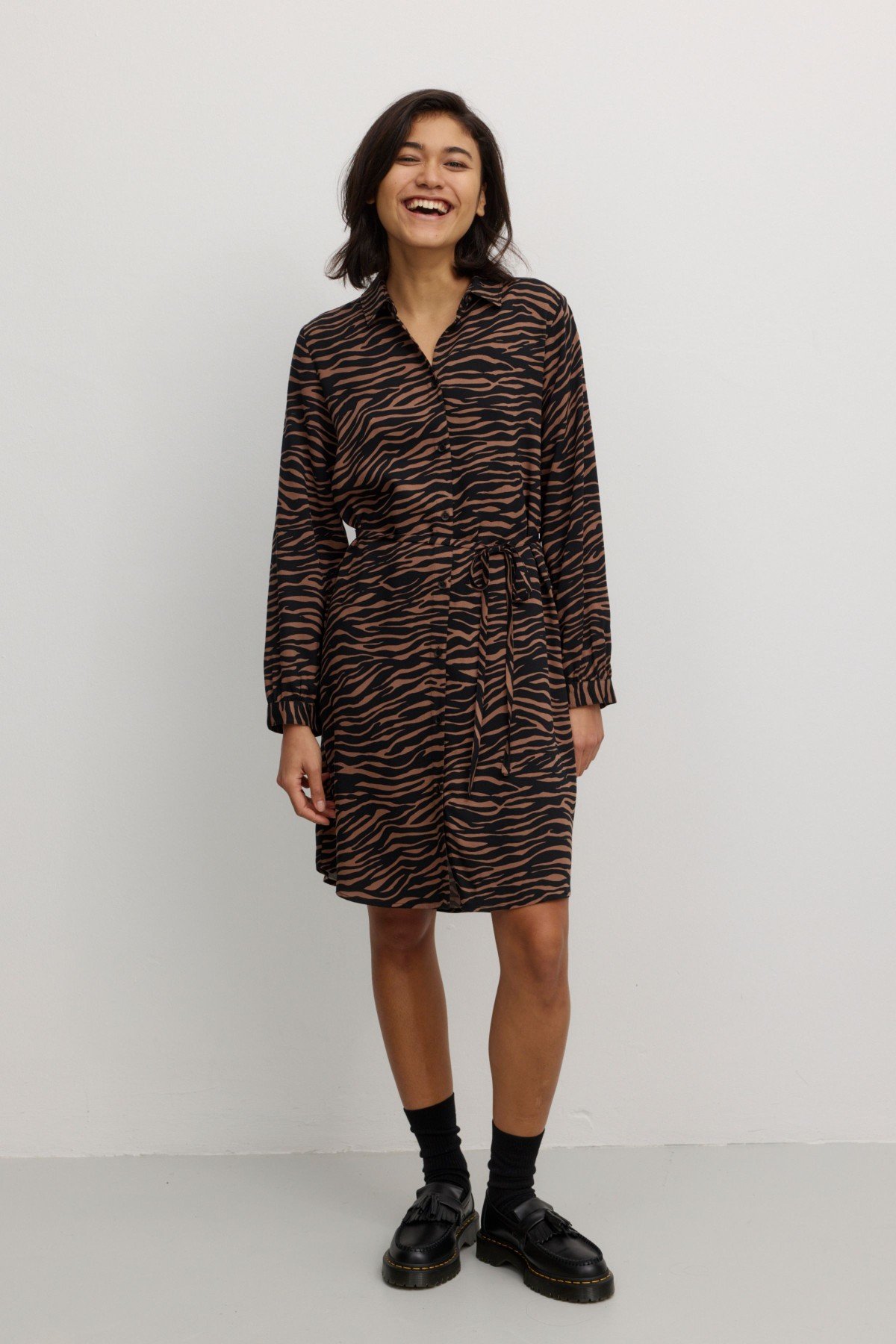 Kleid Melon Zebra Braun von recolution