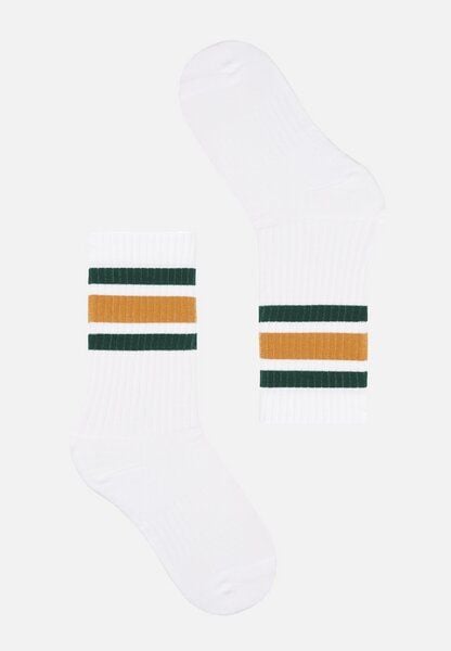 Socken aus Bio-Baumwoll Mix - BERGENIA STRIPES - recolution von recolution