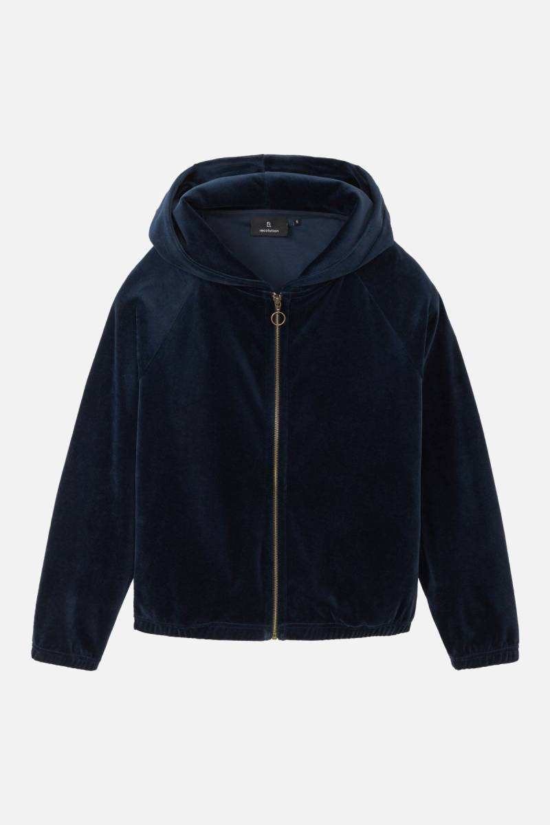 Sweatjacke Heliconia Blau von recolution