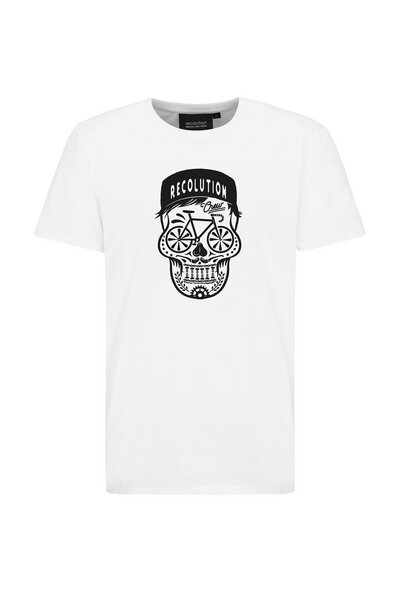 recolution Basic T-Shirt #BIKESKULL von recolution