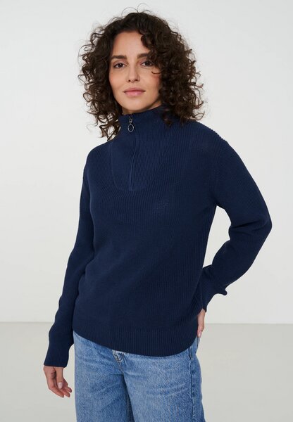 recolution Damen Strickpullover aus Baumwolle (Bio) | Troyer NIGELLA von recolution