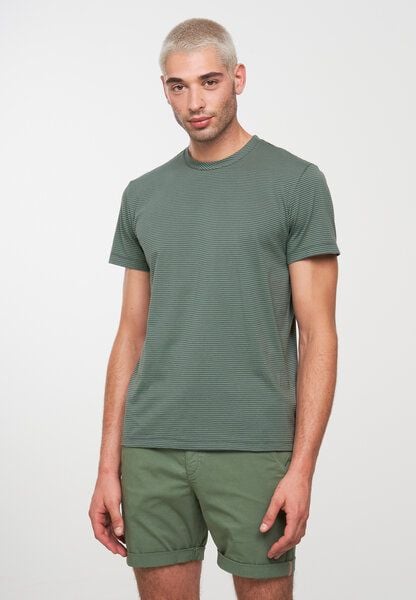 recolution Herren Gestreiftes T-Shirt aus Baumwolle (Bio) | PANDAN STRIPES von recolution