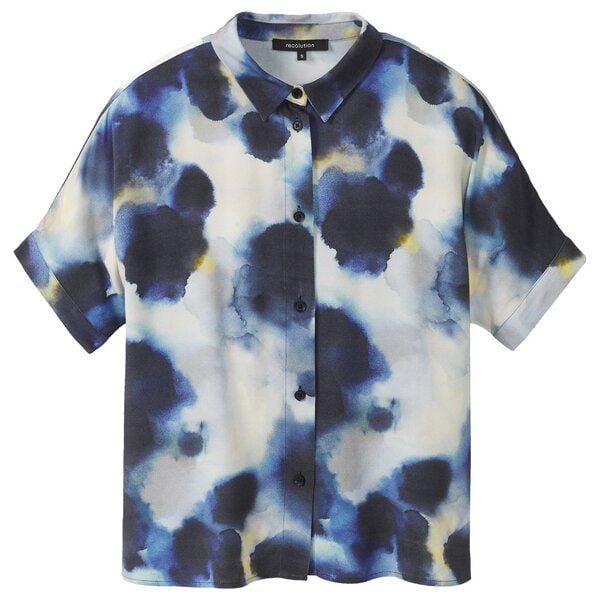 recolution Kurzarm-Bluse LOTUS WATERDROP von recolution