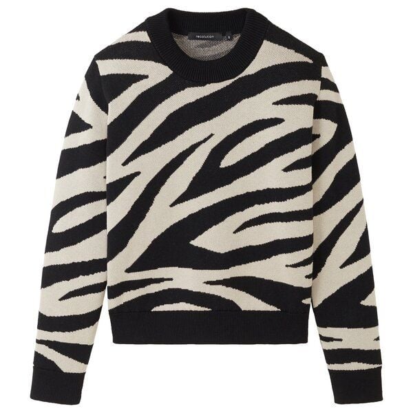 recolution Strickpullover PISTIA ZEBRA von recolution