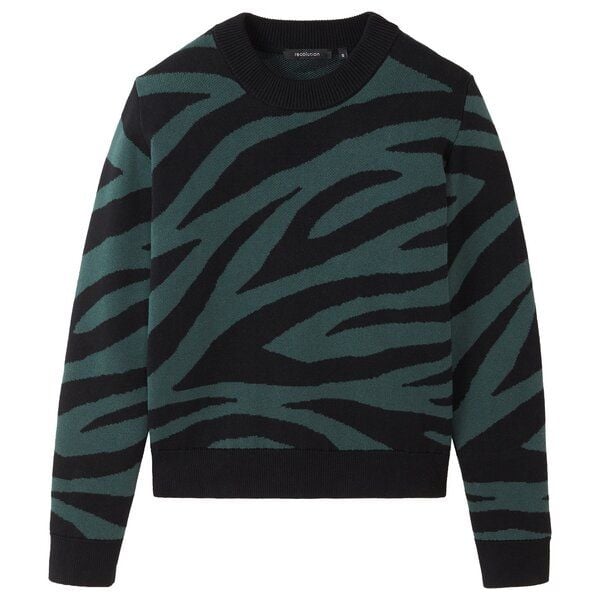 recolution Strickpullover PISTIA ZEBRA von recolution