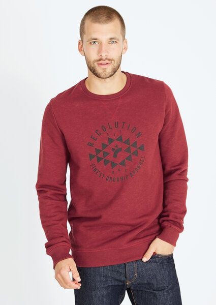 recolution Sweatshirt #RECO EST rot von recolution