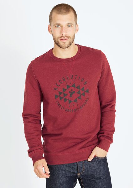 recolution Sweatshirt #RECO EST rot recolution Sweatshirt #RECO EST rot von recolution