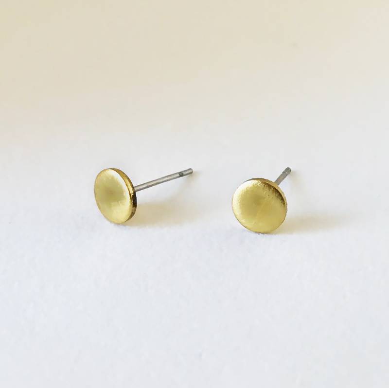 Gold Micro Ohrstecker-Minimalist Style-Ohrstecker von recrudescence