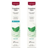 red seal - Complete Care Herbal & Mineral Toothpaste With Fluoride Mild Mint - With Fluoride - 100g von red seal