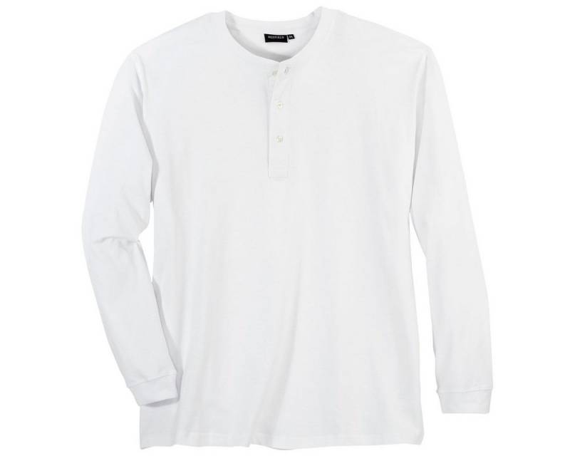 redfield Langarmshirt Serafino Langarmshirt Redfield Übergröße weiß von redfield