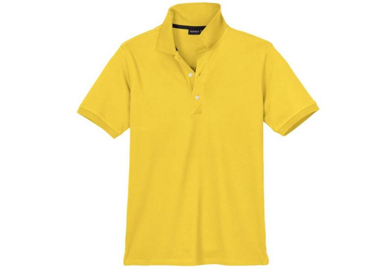 redfield Poloshirt Redfield Stretch-Poloshirt Übergröße sonnengelb von redfield