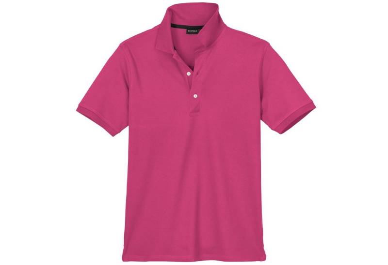 redfield Poloshirt Redfield Stretch-Poloshirt Übergröße fuchsia von redfield