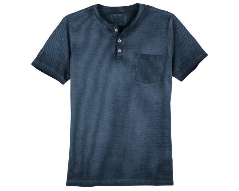 redfield Rundhalsshirt Redfield XXL T-Shirt dunkelblau gestreift Used Look von redfield