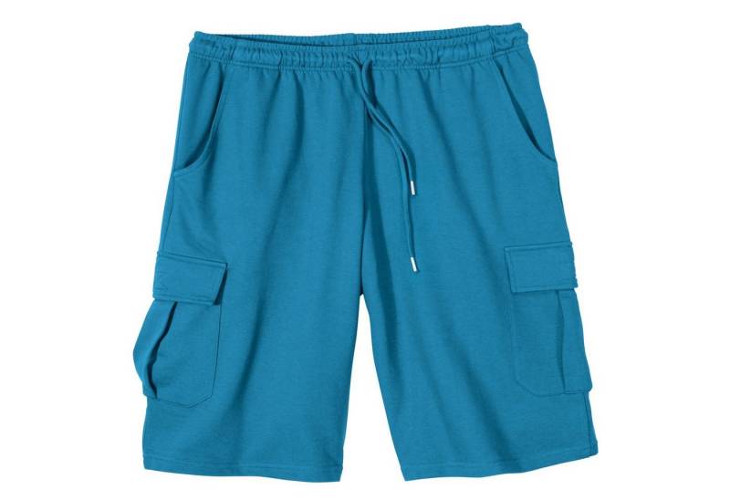 redfield Sweatbermudas Redfield Cargo-Sweatbermuda Übergröße azurblau von redfield