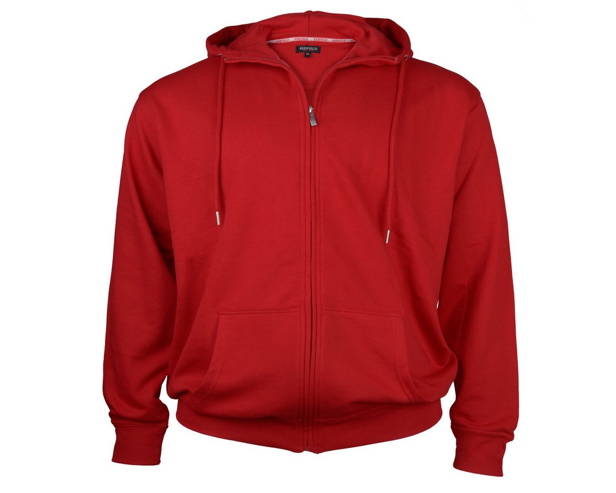 redfield Sweatjacke Redfield Kapuzen-Sweatjacke paprikarot Übergröße redfield Sweatjacke Redfield Kapuzen-Sweatjacke paprikarot Übergröße von redfield