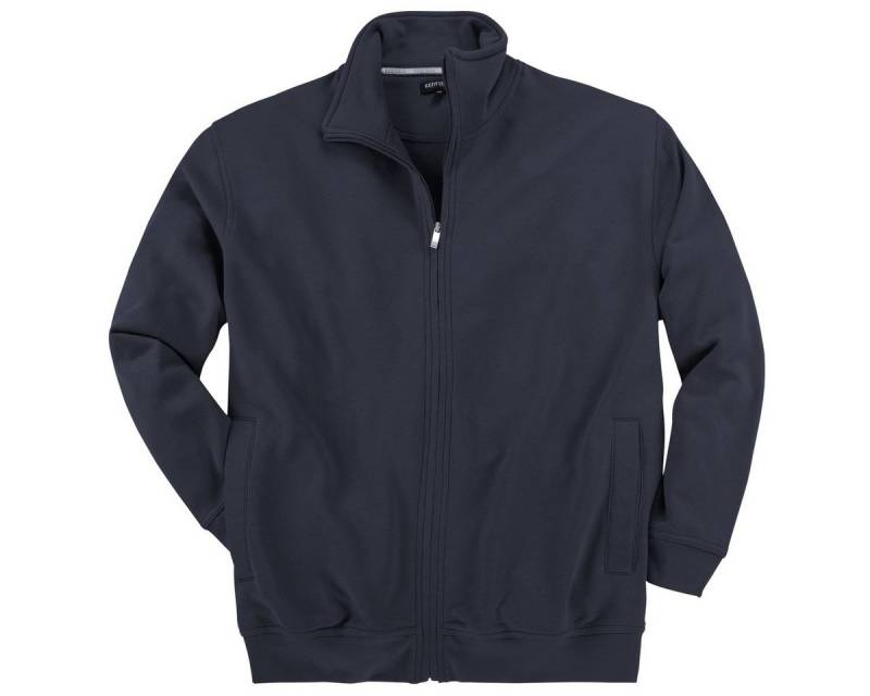 redfield Sweatjacke Sweatjacke dunkelblau Stehkragen Redfield Übergröße redfield Sweatjacke Sweatjacke dunkelblau Stehkragen Redfield Übergröße von redfield