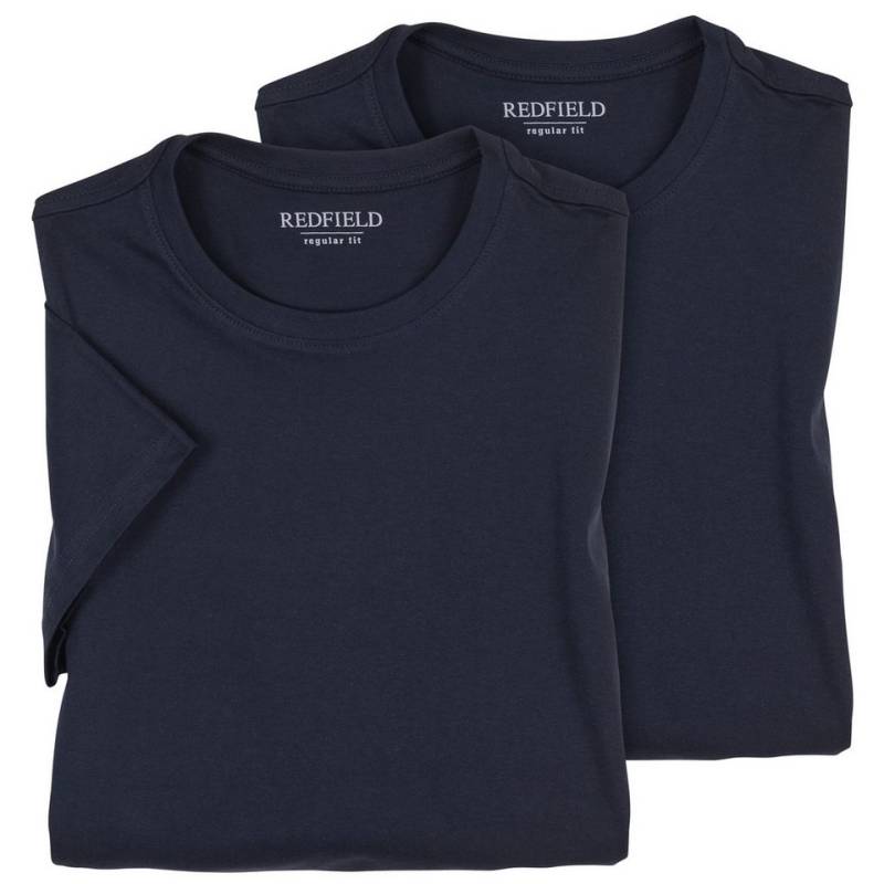 redfield T-Shirt Redfield 2er Pack XXL O-Hals Dunkelblau von redfield