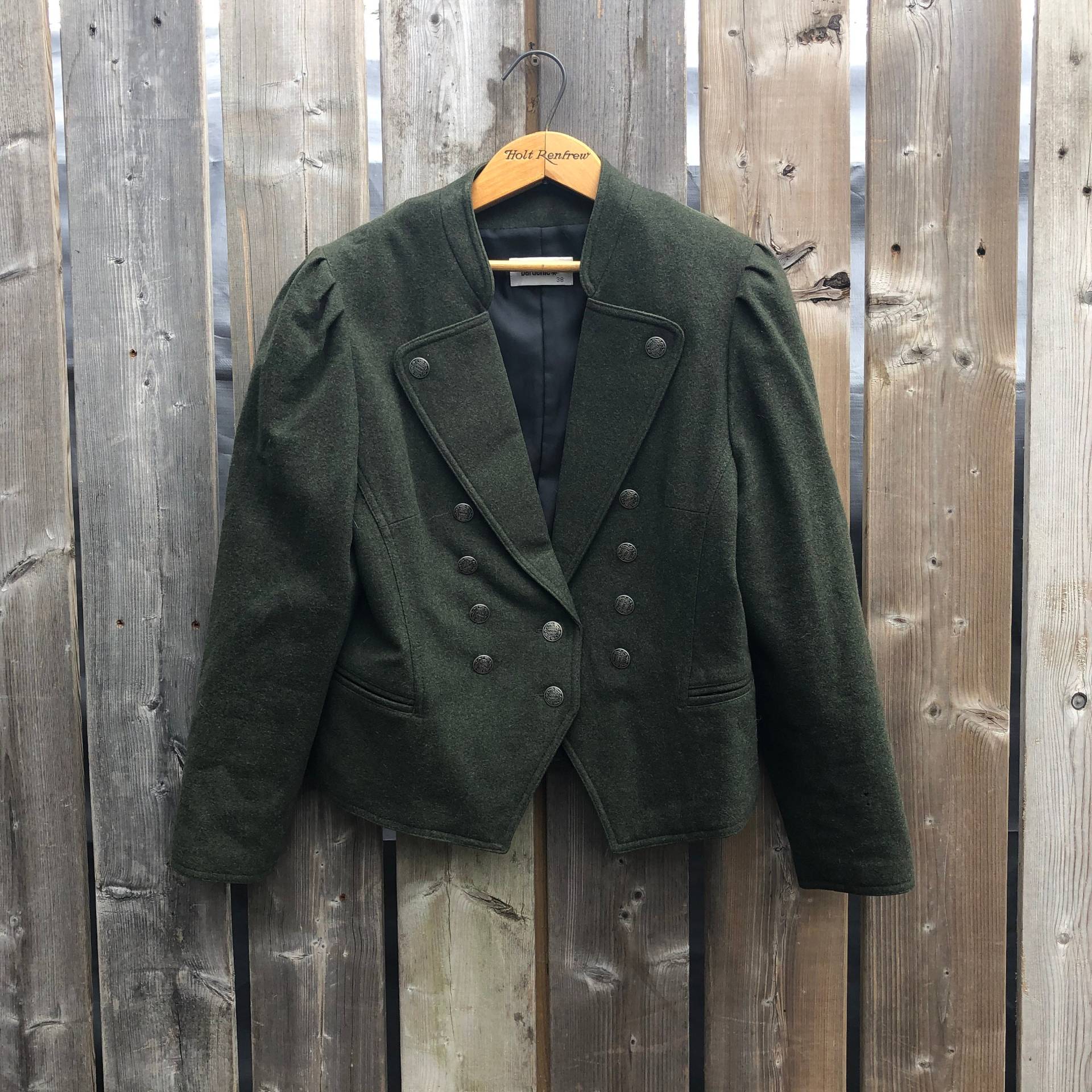 1950S Vintage Olivegrüner Kurzer Militär Blazer | Größe S/M von redheadclothingco