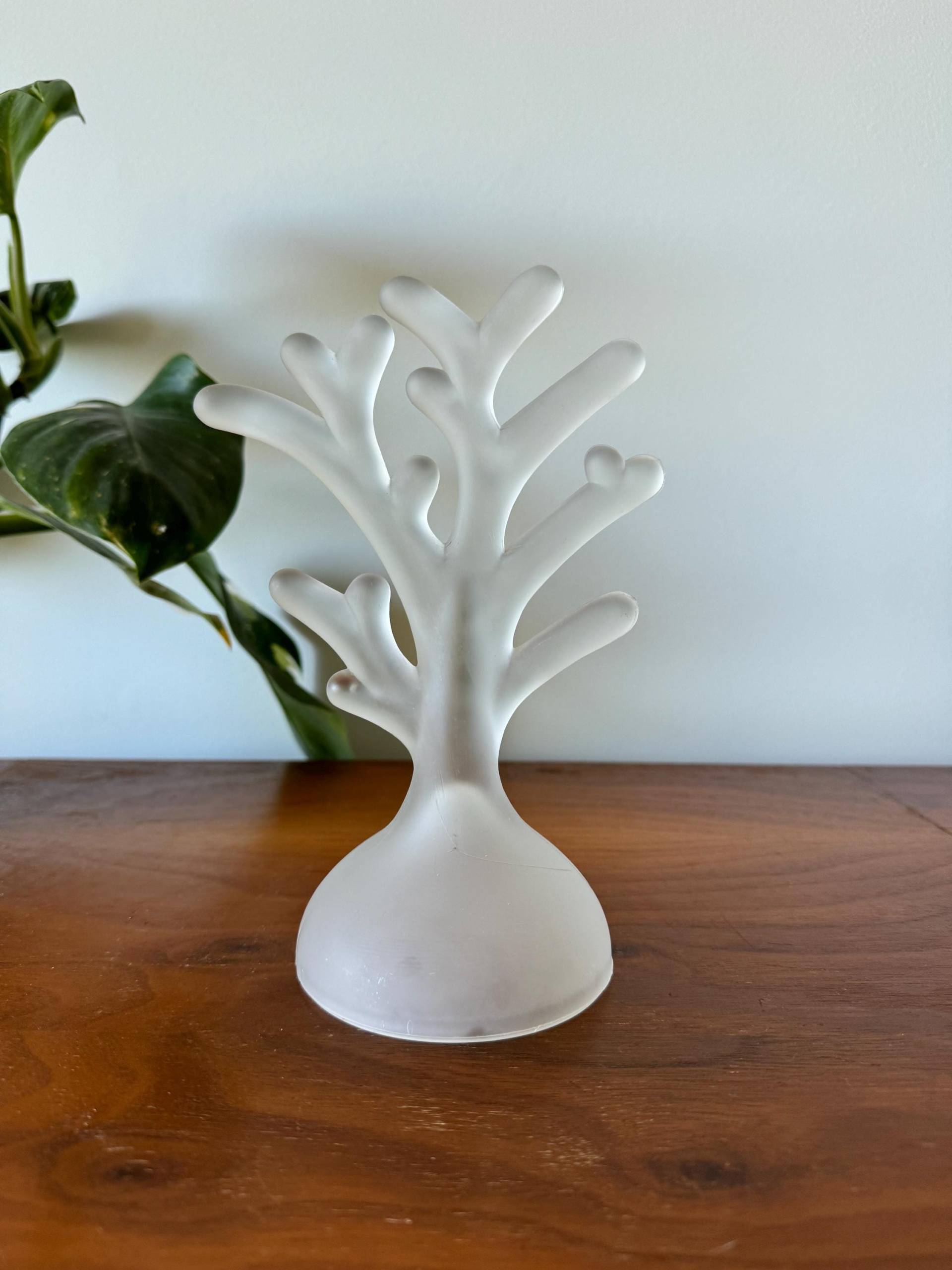 Seltene Fenton Frosted Glass Baum von rediscoverd