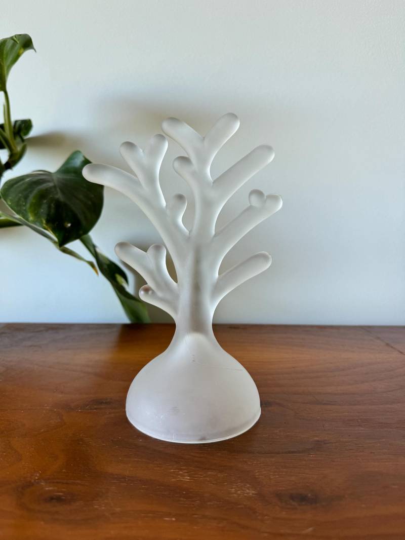 Seltene Fenton Frosted Glass Baum von rediscoverd