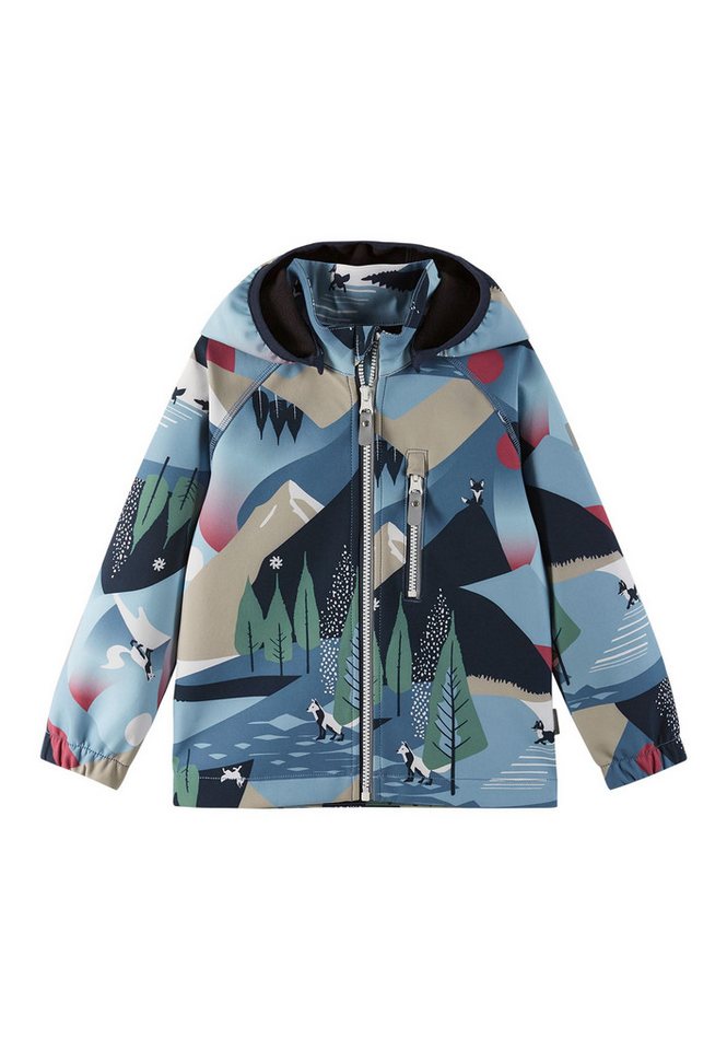 reima Softshelljacke VANTTI bluesign® zertifiziertes Obermaterial von reima