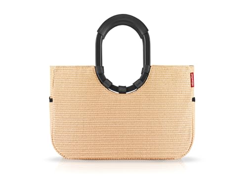 REISENTHEL OS7079 LOOPSHOPPER M FRAME Gym Bag Unisex Adult RAFFIA BLACK Größe Unica von reisenthel