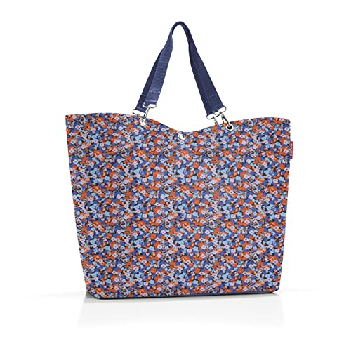 reisenthel shopper XL viola blue – Geräumige Shopping Bag und edle Handtasche in einem – Aus wasserabweisendem Material von reisenthel