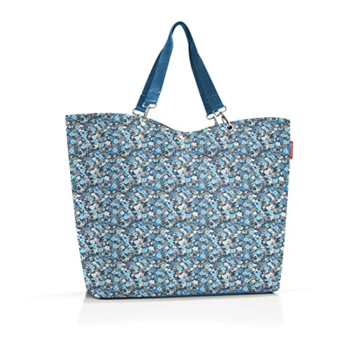 reisenthel shopper XL viola celeste – Geräumige Shopping Bag und edle Handtasche in einem – Aus wasserabweisendem Material von reisenthel