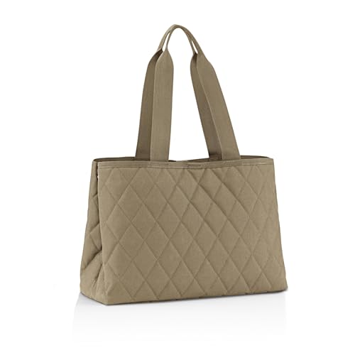 reisenthel Classic Shopper L Rhombus Olive, Olivgrün, Talla única, Lässig von reisenthel