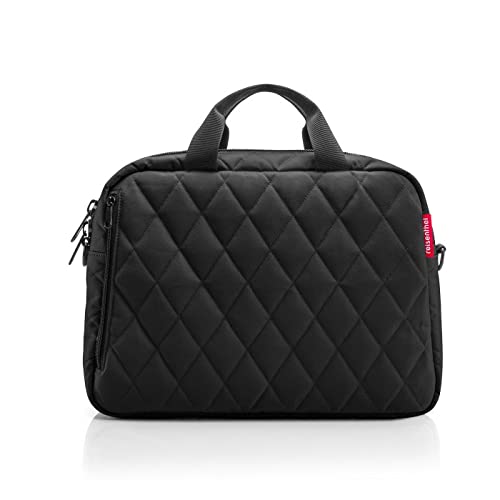 reisenthel Notebook Bag Rhombus Black - Funktionelle und stylische Businesstasche für jeden Tag von reisenthel