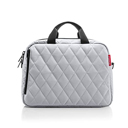 reisenthel Notebook Bag Rhombus Light Grey - Funktionelle und stylische Businesstasche für jeden Tag von reisenthel