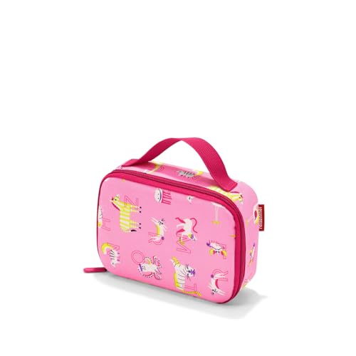 reisenthel Set Trolley XS Kids + Thermocase Kids ABC Friends Pink - Perfektes Gepäckset für unterwegs – 1 Trolley mit Rollen und 1 Thermocase – kleine Kühltasche für Kosmetik, Medikamente, Snacks von reisenthel